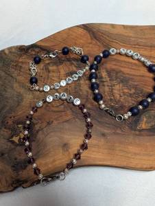 lot 3615 image: Handmade Beaded Bracelets Lot 3 Pieces K State Letters&nbsp