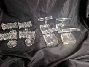 lot 4019 image: Jewelry Display Stands Lot 8 Pieces T-Bar Earring Bracelet Holder