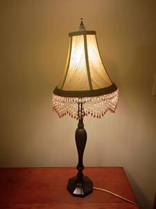 lot 966 image: 29in Table Lamp.   Located in basement