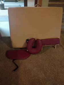 lot 979 image: Portable Massage Table.  Located in basement
