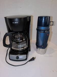 lot 1114 image: Mr. Coffee 12-Cup Drip Coffee Maker with Thermos