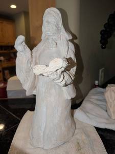 lot 1270 image: Small version of Carrie nation by Babs Mellor sculpture 15x6