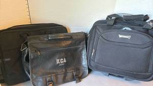 lot 1301 image: Laptop Messenger Bag and briefcase