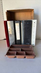 lot 1334 image: Lot of Binders Notebooks Various Styles