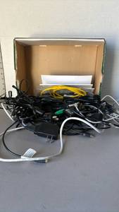 lot 1335 image: Lot of Computer Cables, Power Cords, and Networking Accessories