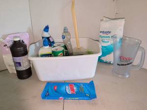 lot 1353 image: Cleaning Supplies and Household Items Lot