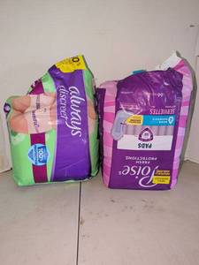 lot 1356 image: Always Pads Feminine Hygiene Product Lot 2 Packages