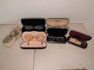 lot 1357 image: Lot of 6 Eyeglasses with Cases, Silhouette and Others