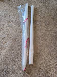 lot 1364 image: White fabric rolls