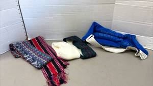 lot 1422 image: Bed Buddy Microwave Heat Wrap and 4 Assorted ear warmers and belts ()