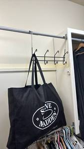 lot 1461 image: Over-the-Door Hanger and a bag of garment and shopping bags
