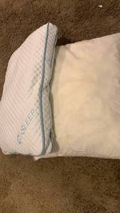 lot 1505 image: Standard size bed pillows