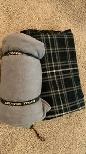 lot 1531 image: Ozark Trail camping blanket and Throw blanket