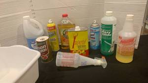 lot 1606 image: Cleaning products - some may contain little product