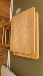 lot 1634 image: Wooden snack tables