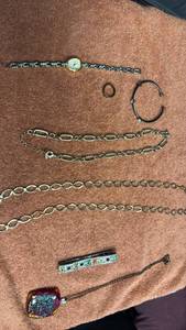 lot 1705 image: Guess watch, necklaces and more