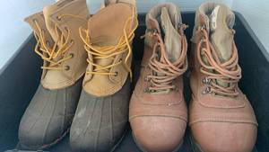 lot 3017 image: Mens boots size 10 and 11