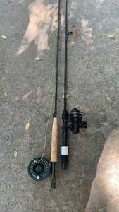 lot 3049 image: Fishing Rod and Reel Combo with Line