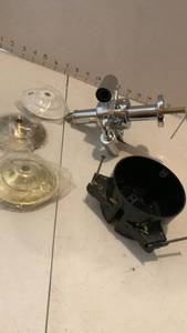 lot 3134 image: Chrome light fixture  and more