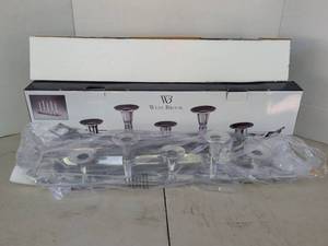 lot 3213 image: West Brook Taper Centerpiece 5-Candle Holder