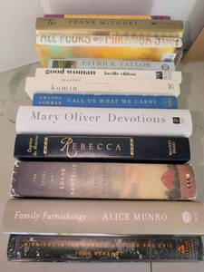 lot 3311 image: Book Lot Titles Fiction Poetry Devotions Including Frank McCourt Munro