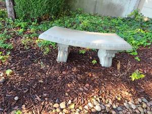 lot 4211 image: Concrete bench, 12x38x14