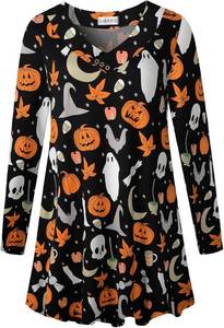 lot 539 image: LARACE Women Plus Size Tunic Tops Long Sleeve Shirts for Leggings Suze 4XL