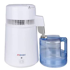 lot 1031 image: Water Distiller 1.1 Gallon Machine for Home, 4L Distilled Water Maker Countertop 6 GallonsDay for CPAP Lab Dental Office, Citric Acid Powder, 4 Carbon Bags