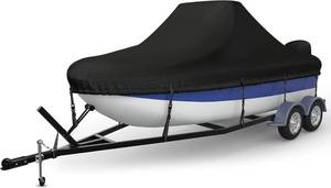 lot 1039 image: $124 Center Console Boat Cover 20-22ft, 1200D PU Heavy Duty Cover
