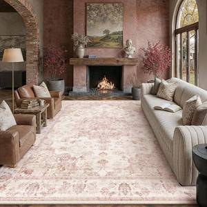lot 1044 image: $110 8x10 Pink Neutral Area Rug