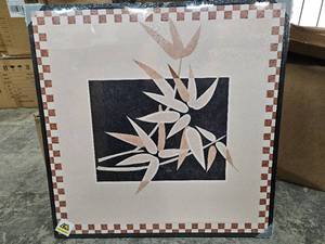 lot 1051 image: Wall Art Flower Tree 24 x 24