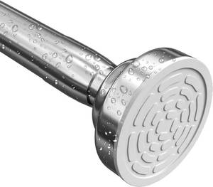 lot 2252 image: Umimile Shower Curtain Rod, 1 Inch Adjustable Spring Tension Curtain Rod