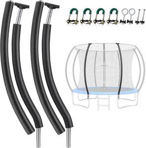 lot 2260 image: 2PCS Trampoline Poles Replacement, Fits 1.65 Inner Diameter