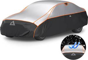 lot 2278 image: $180 Favoto Hail Protector Car Cover Waterproof Sedan Car Cover