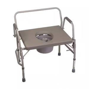 lot 2305 image: $115 Extra-Wide Heavy-Duty Drop-Arm Commode in Steel