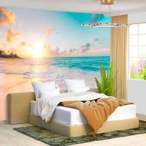 lot 3182 image: Beach Mural Ocean Backgrounds Coastal Beachy Wallpaper Extra Large wall murals for Bedroom Living Room not Peel and Stick -151x105