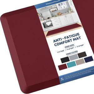 lot 3192 image: Kitchen Mat Cushioned Anti Fatigue Rug Standing and Comfort Floor Mats 60L x 17.3W