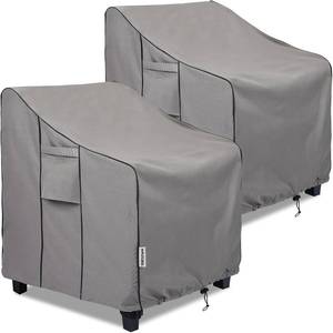 lot 3220 image: Patio Chair Covers Waterproof, Heavy Duty, 32x37x36 in, 2 Pack
