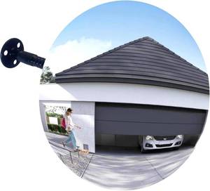 lot 5306 image: 17.33 HD Frameless Acrylic Convex Mirror, Wide Angle Blind Spot Mirror