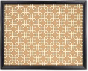 lot 5311 image: U Brands Cork Bulletin Board, 16 x 20, Black Wood Frame, Square