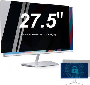 lot 5379 image: 27.5 Inch Computer Privacy Screen for Monitor, 1610 Aspect Ratio