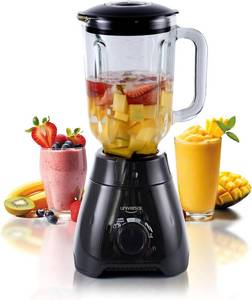 lot 5386 image: Universal (57 Oz  1.8 Qt  1.7 L) Mass Vital Blender, Glass Jar, 550W