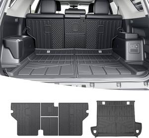 lot 5405 image: Trunk Mat Back Seat Protector Fit for 2013-2024 Toyota 4Runner Cargo Liner Seat Back Mats Compatible with 4Runner 5-Seat 2nd Row Interior Accessories Floor Mats, 5PCS