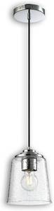 lot 5411 image: $129 Pendant Light Frosted Chrome