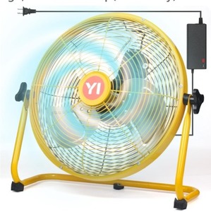 lot 5475 image: 16 High Velocity Air Circulator for Dewalt 20V Max Battery, 3-Speed Battery Operated Cordless Air Circulator with AC Adapter, Heavy Duty Air Blower for Warehouse, Garage, and Workshop(Tool Only)