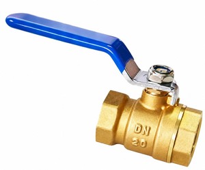 lot 5519 image: 34 Inch Full Port Brass Ball Valve,34 NPT Female Brass Valve 34 Female x 34 Female Thread Heavy Duty Brass Shut Off Valve Water, Oil and Gas