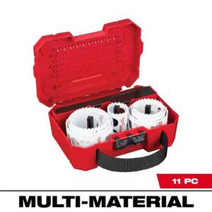 lot 580 image: Milwaukee Hole Dozer General Purpose Bi-Metal Hole Saw Set (11-Piece)