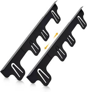 lot 5550 image: Stove Gap Covers Stainless Steel, Retractable Stove & Counter Gap Filler (13.8 27.5), Width 1, Heat Resistant Metal Guard Between Stove and Countertop, Black