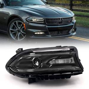 lot 5573 image: $134 FIONE Halogen Headlight Assembly for Dodge Charger 2015-2021 Headlamp Right
