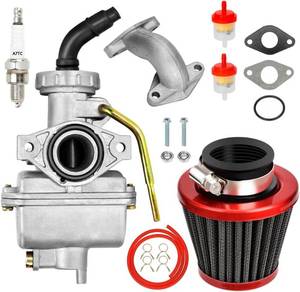 lot 75 image: PZ20 Carburetor Kit for Tao tao Coolster 125cc 110cc 90cc 70cc 50cc Kazuma Baja Chinese ATV Quad 4 Wheeler SunL NST Roketa Loncin Lifan XR80 CRF70 4 Stroke Go Kart Pit Dirt Bike Parts